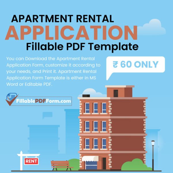 Apartment Rental Application Form for Efficient Tenant Screening