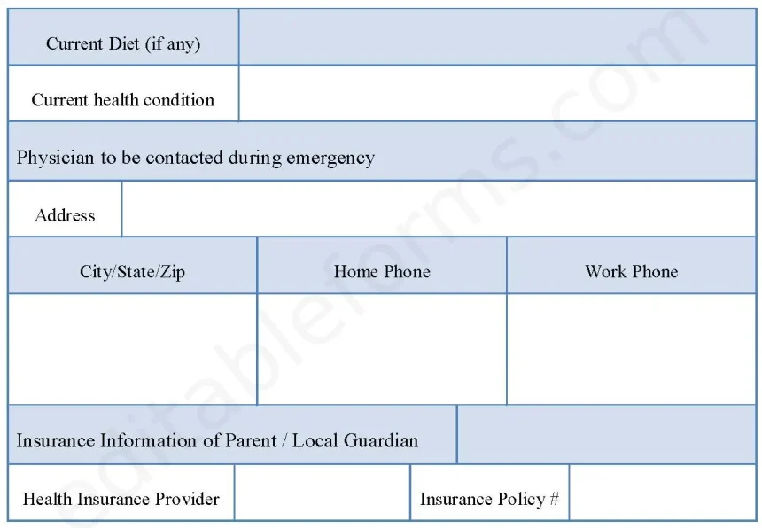 Generic Medical Release Fillable PDF Form